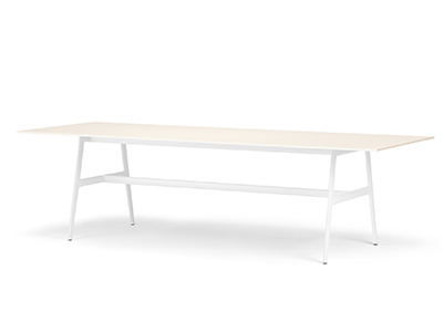 シーX ダイニングテーブル100X280／ホワイト＋ホワイト