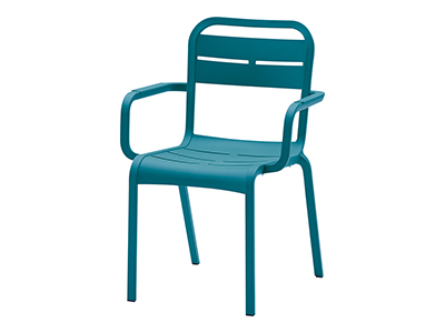 カンヌアームチェア／ブルーミネラル