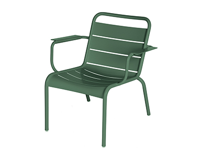 ルクセンブールラウンジアームチェア／ 02シダーグリーン