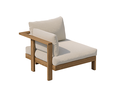 ピュア ソファチークコーナー