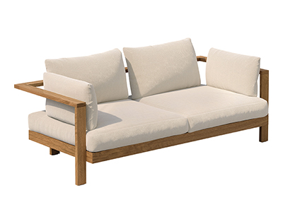 ピュア ソファチークアームチェア200