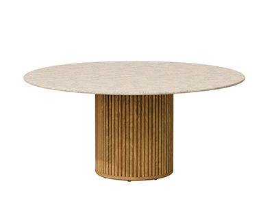 オットローダイニングテーブルΦ148